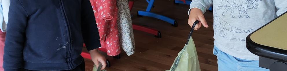 Sensibilisation au tri au restaurant scolaire de Marigné-Peuton